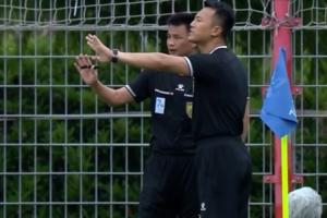 有无越位?上海赛更达第90分钟扳回一球 进球被吹+李海新改判有效