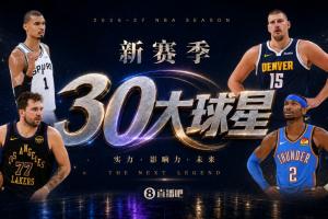 『吧友评选』新赛季30大球星评选谁是No.20球星?